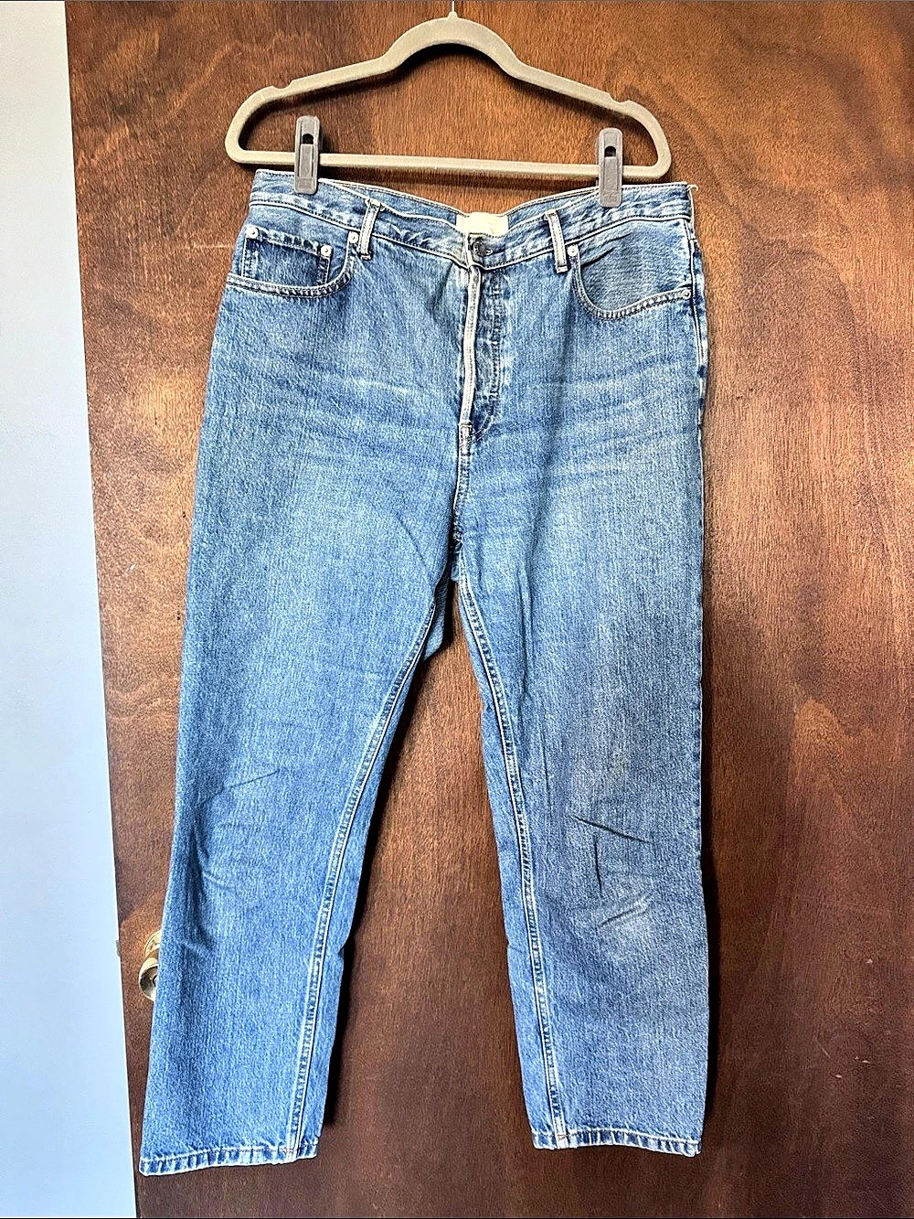 Everlane The Cheeky Jean Straight Leg Blue Jeans Waist 32